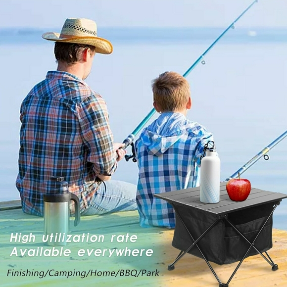 Small Folding Camping Table PERFECT FOR FOOD DELIVERY SERVICES - Picture 3 of 11